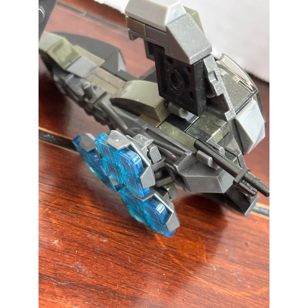 Mega Bloks Halo UNSC Command Center Terminal Hover Bike Vehicle Set Dark Grey